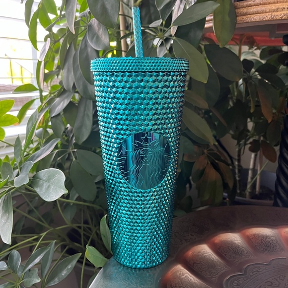 Starbucks Other - NWT STARBUCKS 2023 24 oz Aqua Studded Tumbler